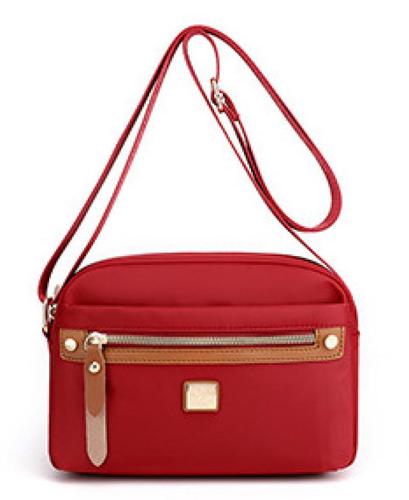 Solid-color Nylon Crossbody Womens Shoulder Bag - Image 6