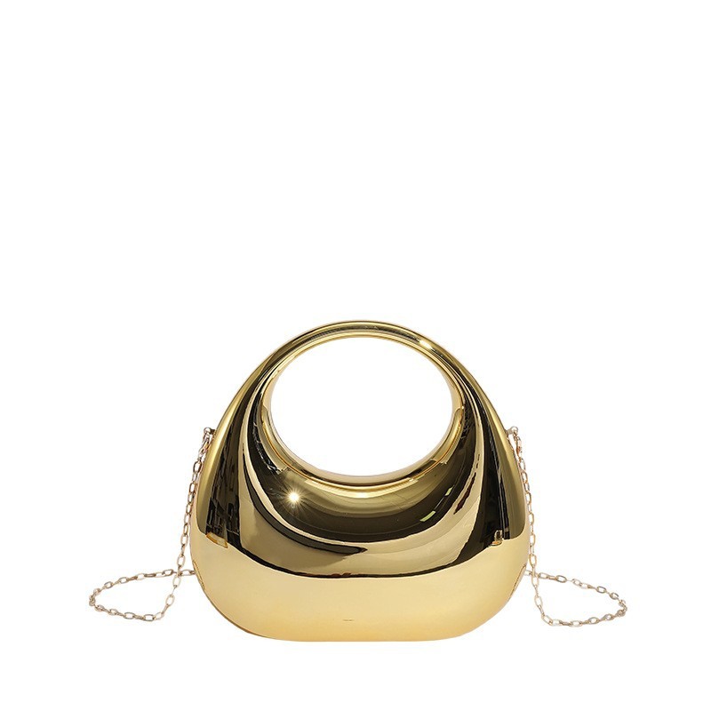 Acrylic Box Bag, Womens Evening Handbag With A Moon-shaped Underarm Design - Image 5