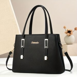 Simple Tote Handbag Versatile Crossbody Or Shoulder Bag