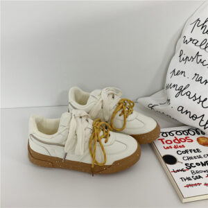 Sports And Leisure Korean Style Versatile Platform Student Sneakers