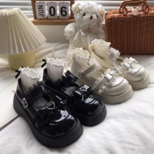 Big Head Shoes Popular Mary Jane Leather Shoes Women's Platform