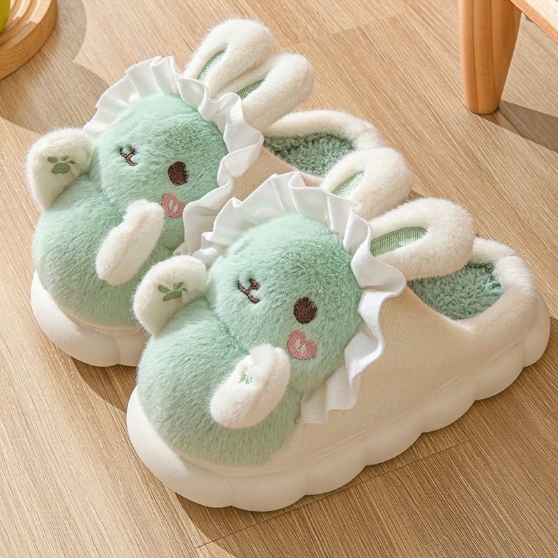 New Cute Hug Rabbit Girl Cartoon Cotton Slippers - Image 8