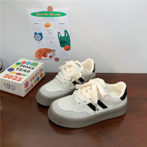 New Trend Canvas Thick-soled All-matching Sneakers For Women