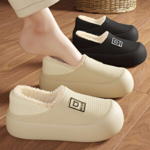 Indoor Waterproof Warm Cotton Shoes For Women