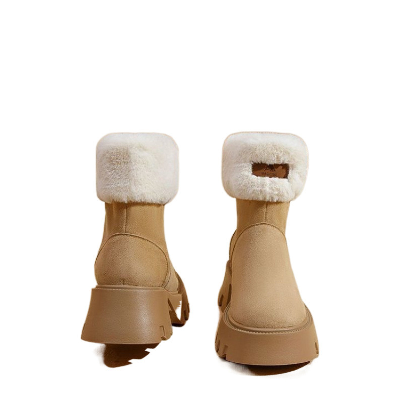 New Women's Winter Fleece-lined Thickening Thermal Cotton Shoes - Image 5