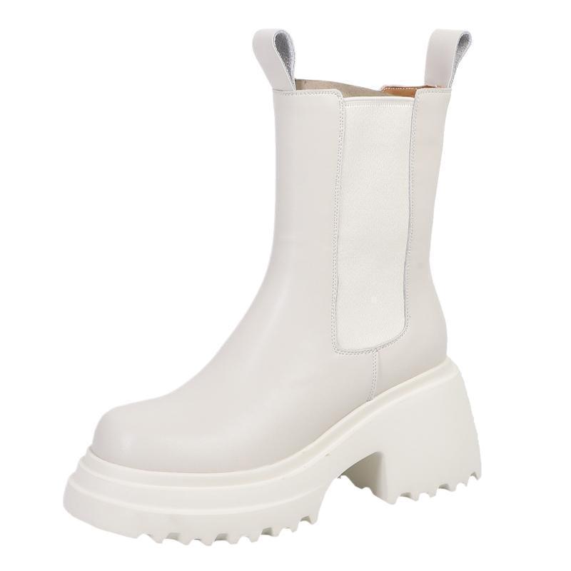 High Heel Small Spring And Autumn Female Boots - Image 5