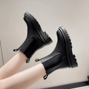 Fashion Female British Style Platform Ankle Boots