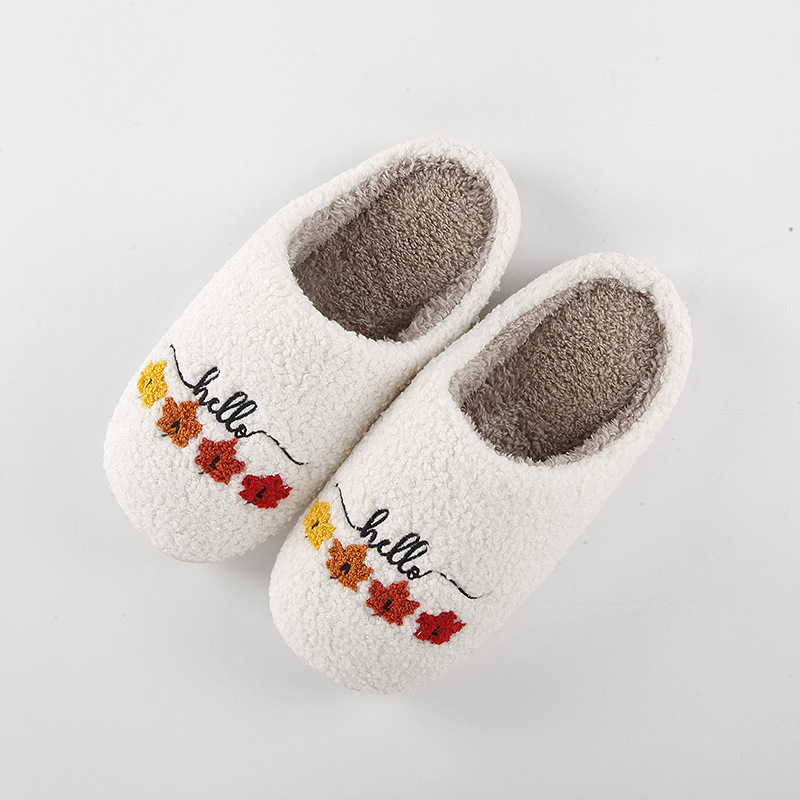 Women's Warm Winter Cotton Slippers With Thick Soft Sole And Anti-Slip - Image 2