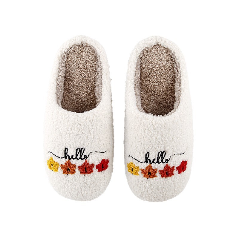 Women's Warm Winter Cotton Slippers With Thick Soft Sole And Anti-Slip - Image 5