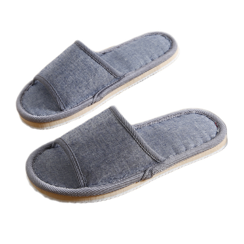 Couples Indoor Floor Slippers Solid Color - Image 5