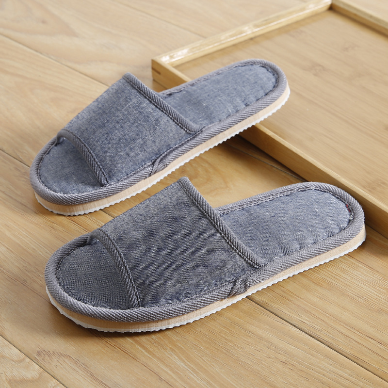 Couples Indoor Floor Slippers Solid Color - Image 7