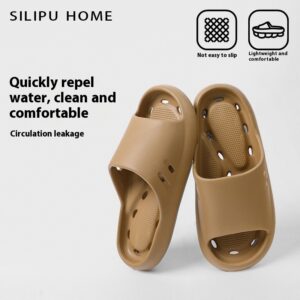 Women's Indoor Non-slip Bath Leaking Bathroom Slippers