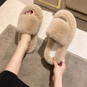 New Curly Slippers Women's Korean-style Fashion Korean-style