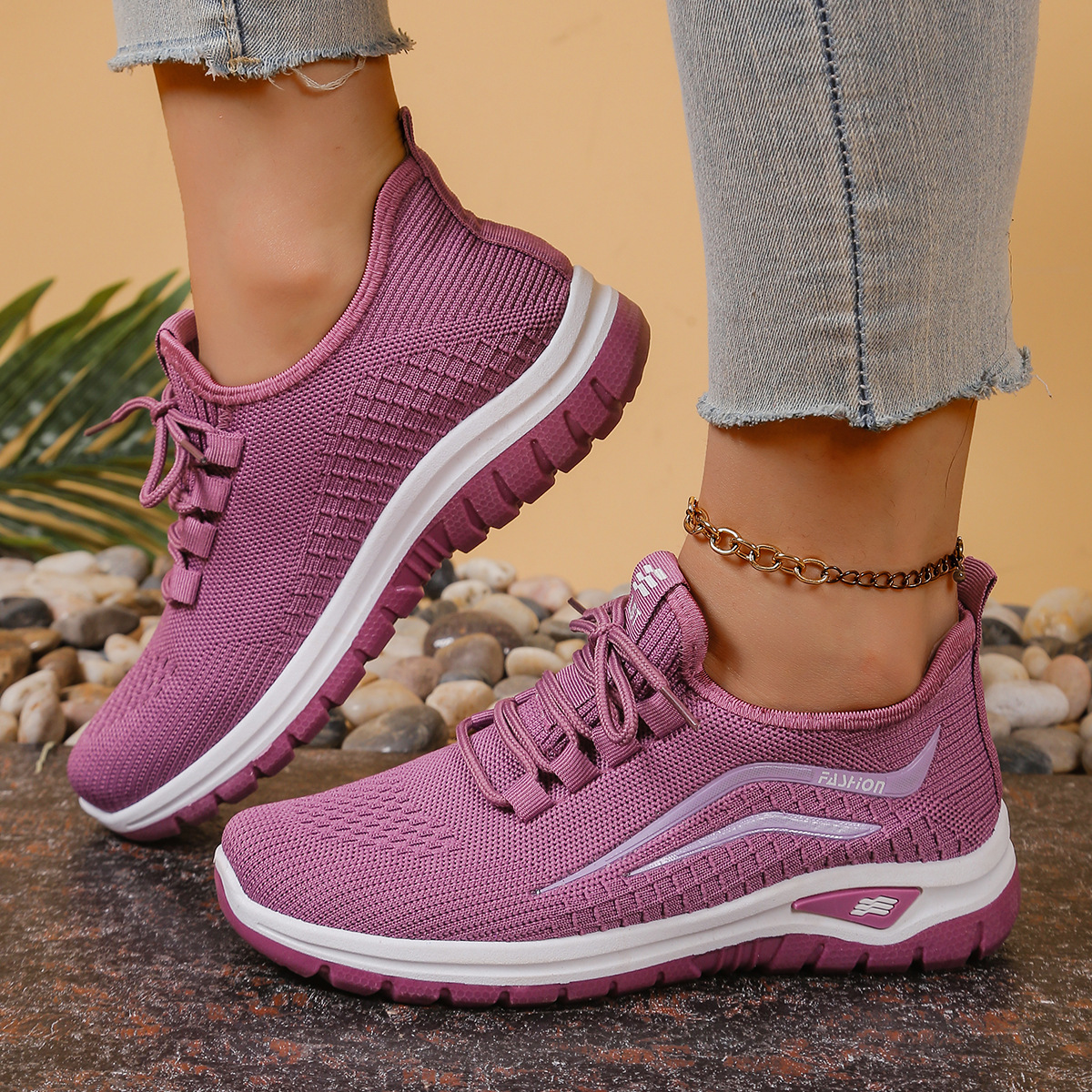 New Fashion Casual Sports Mesh Women's Shoes - Image 8