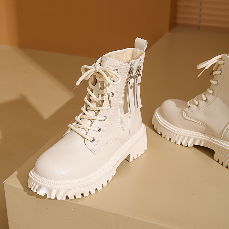 Women's Plus Size British-style Martin Boots - Image 3