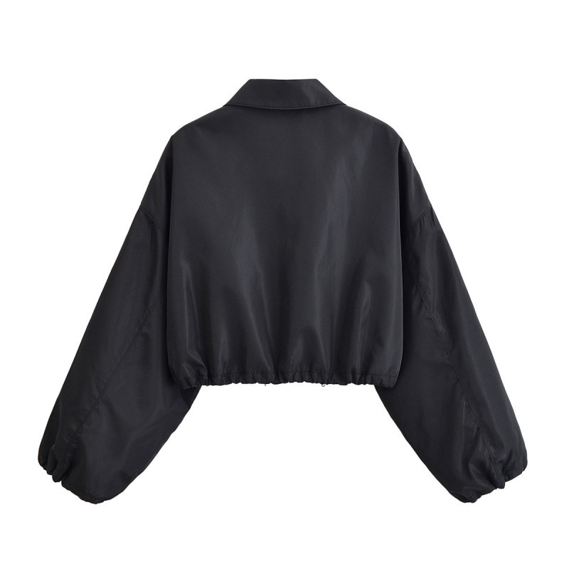New Autumn Versatile Minimalist Short Jacket With A Turn-down Collar And Skirt - Image 2