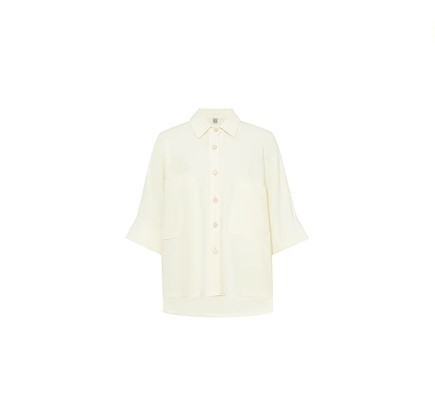 Cotton Large Pocket Shirt With Elastic Waist And Wide Leg Shorts - Image 3