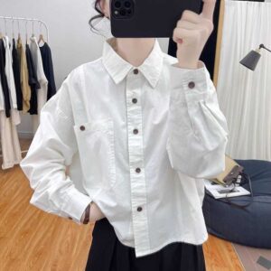 Retro Long-sleeved Women's Versatile Top