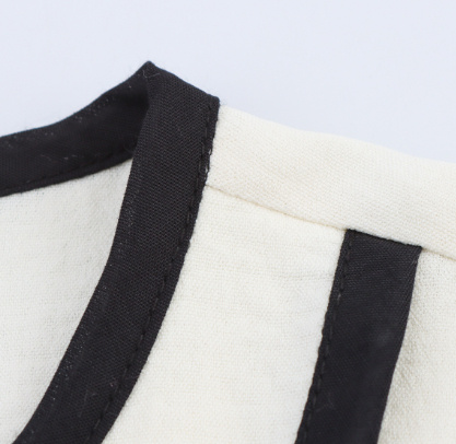 Summer Contrast Color Crepe Vest Top - Image 4