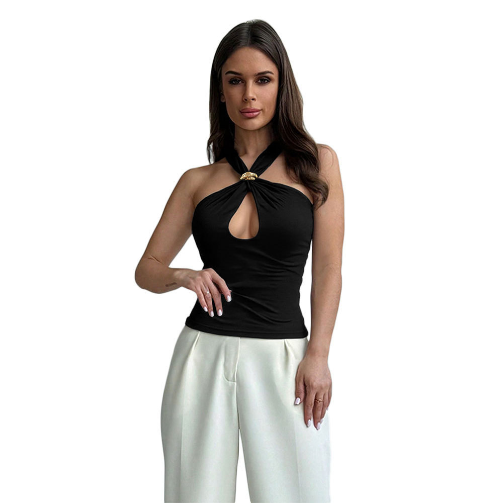 Fashion Spicy Girl Lace-up Vest For Inner Wear Or Outerwear, Beautiful Back Women's Top - Image 5