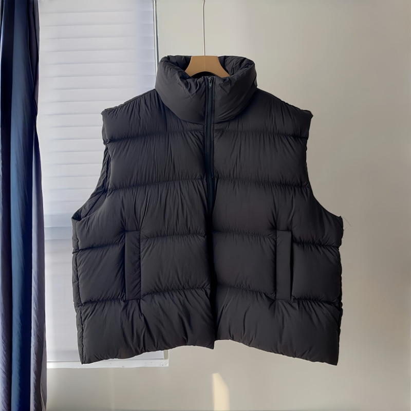 New-style Loose-fit Plus-size Women's Down Vest - Image 4