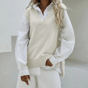 New Style Sleeveless Knitted Vest For Women