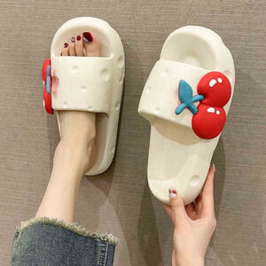 Cute Slip-on Slippers Women's Thick-soled Non-slip Sandals