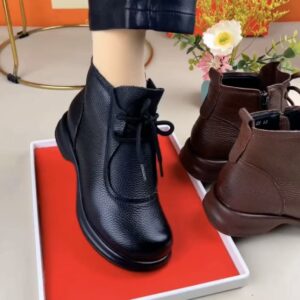 Women's  British-style Ankle Boots With Flat