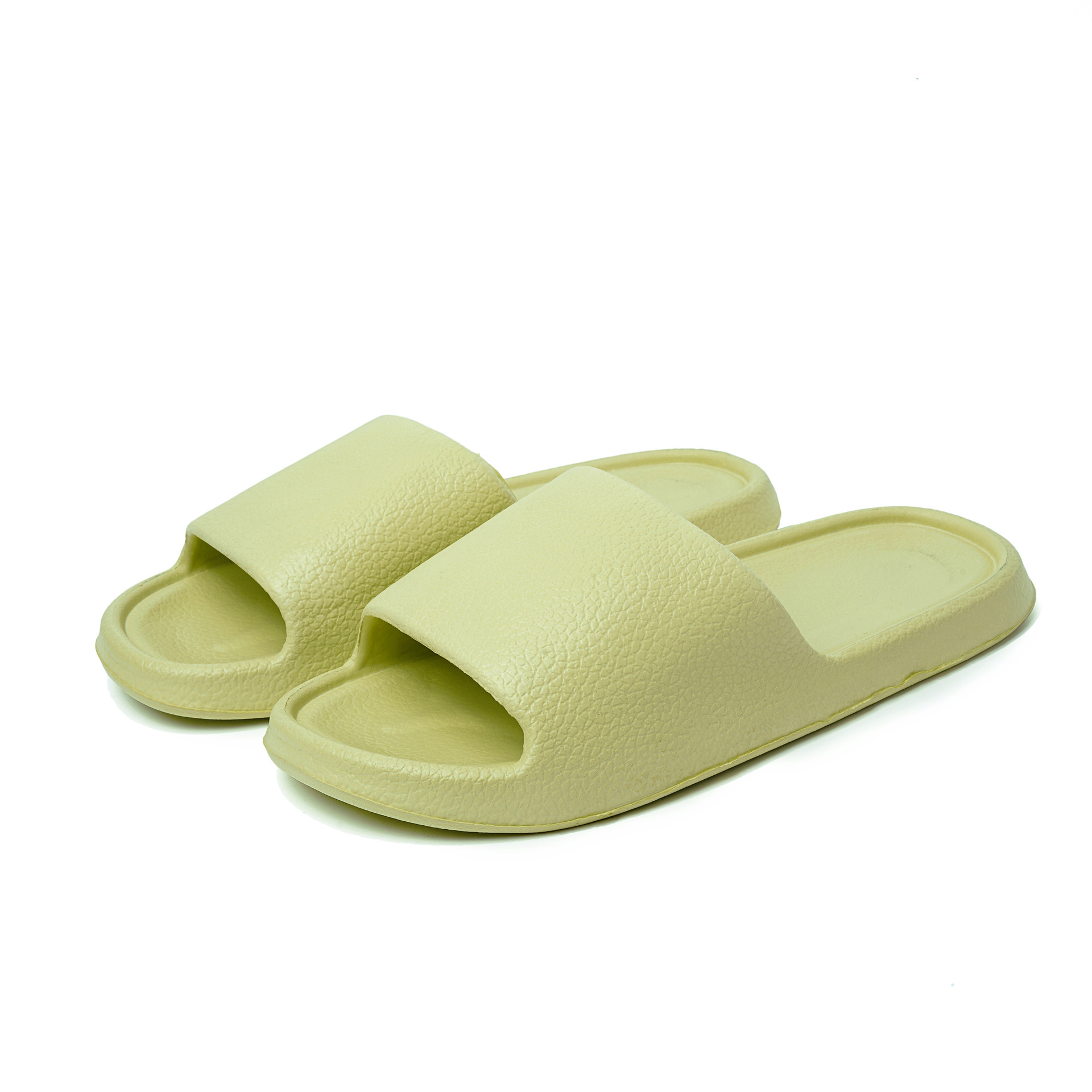 Home Non-slip Solid Color Indoor Leather Slippers - Image 7