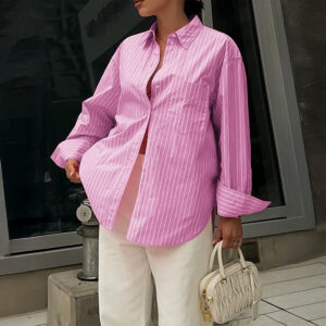 Casual Resort All-match Long-sleeve Jacket Top Shirt