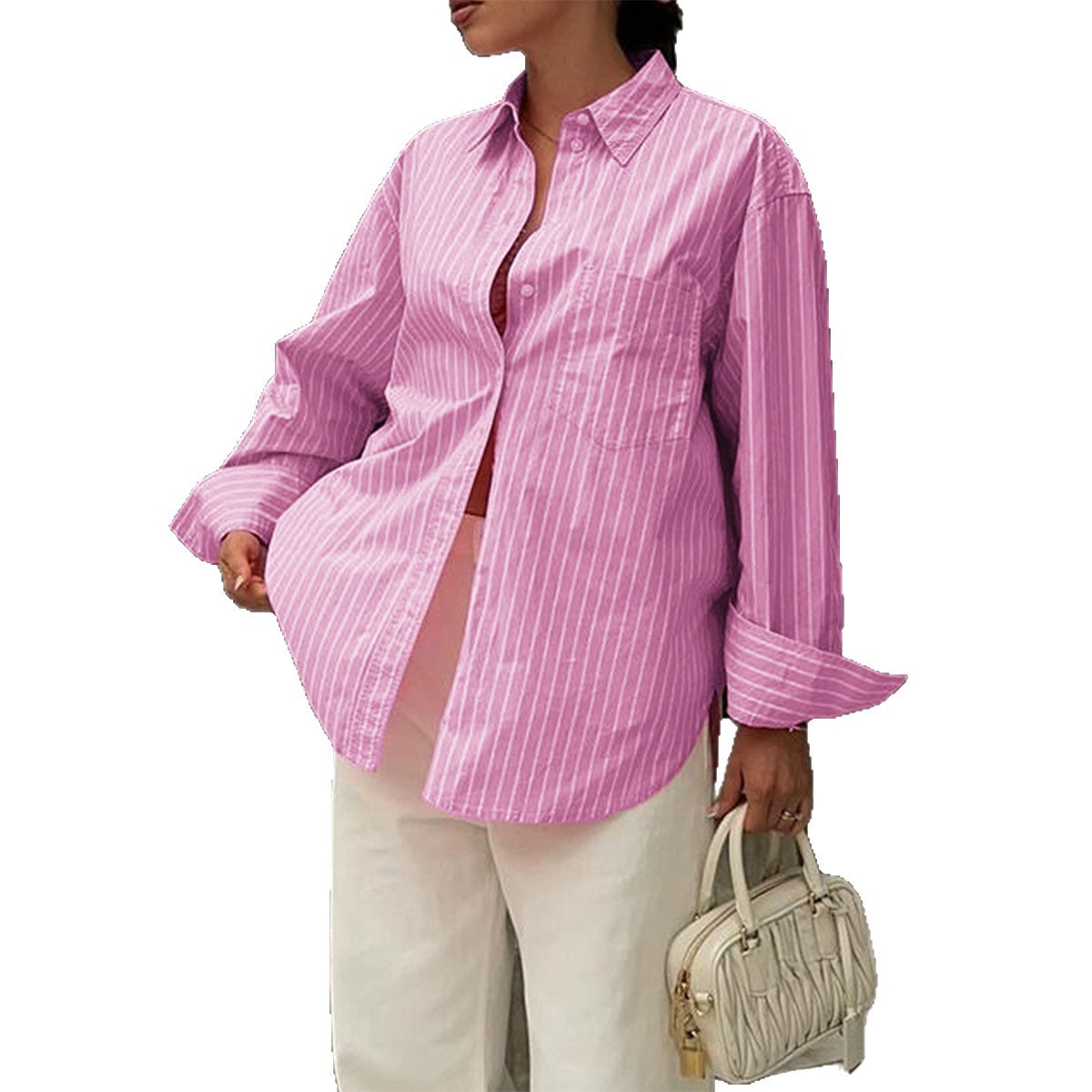 Casual Resort All-match Long-sleeve Jacket Top Shirt - Image 5
