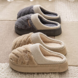 Women's Cotton Slippers Indoor Non-slip Thick-soled Cotton Slippers Cotton Slippers