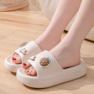 Indoor Female Cartoon Platform Eva Slippers