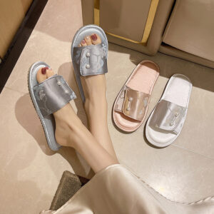 Casual Style Home Soft Bottom Slippers Outdoor Non-slip Flat Sandals