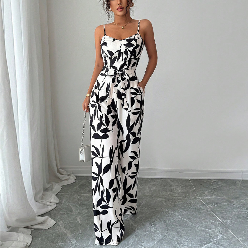 Summer European And American Women In Jumpsuits - Image 4