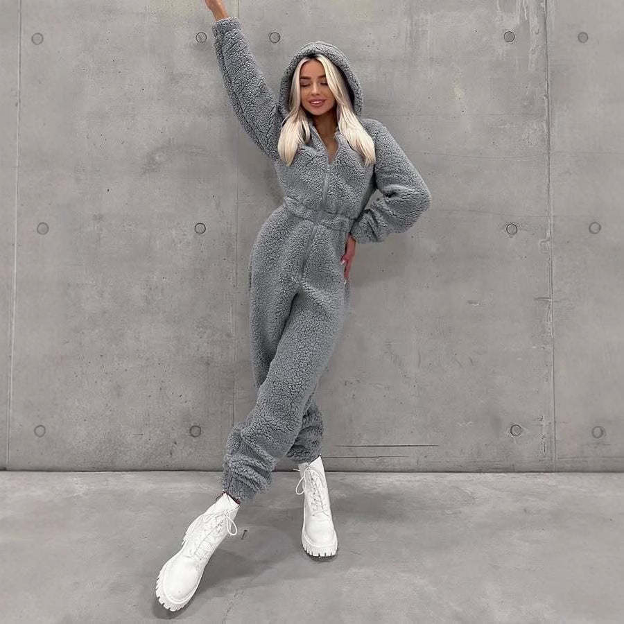 Women's Comfort Fleece Solid Color Full-Body Sweater - Image 2