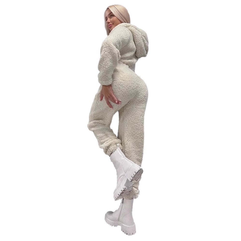 Women's Comfort Fleece Solid Color Full-Body Sweater - Image 4