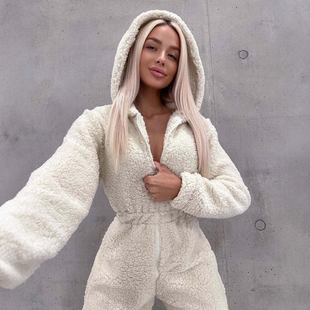 Women's Comfort Fleece Solid Color Full-Body Sweater - Image 5