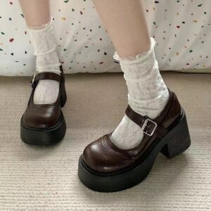 Women's Spring Low-cut Platform High Heels