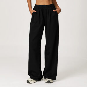 Autumn And Winter High Waist Long Sports Pants Wide