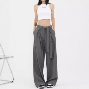 Fashion Women's Casual Pants Wide Leg Trousers