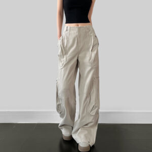 Overalls Pocket Jeans Women's Wide Leg Pants