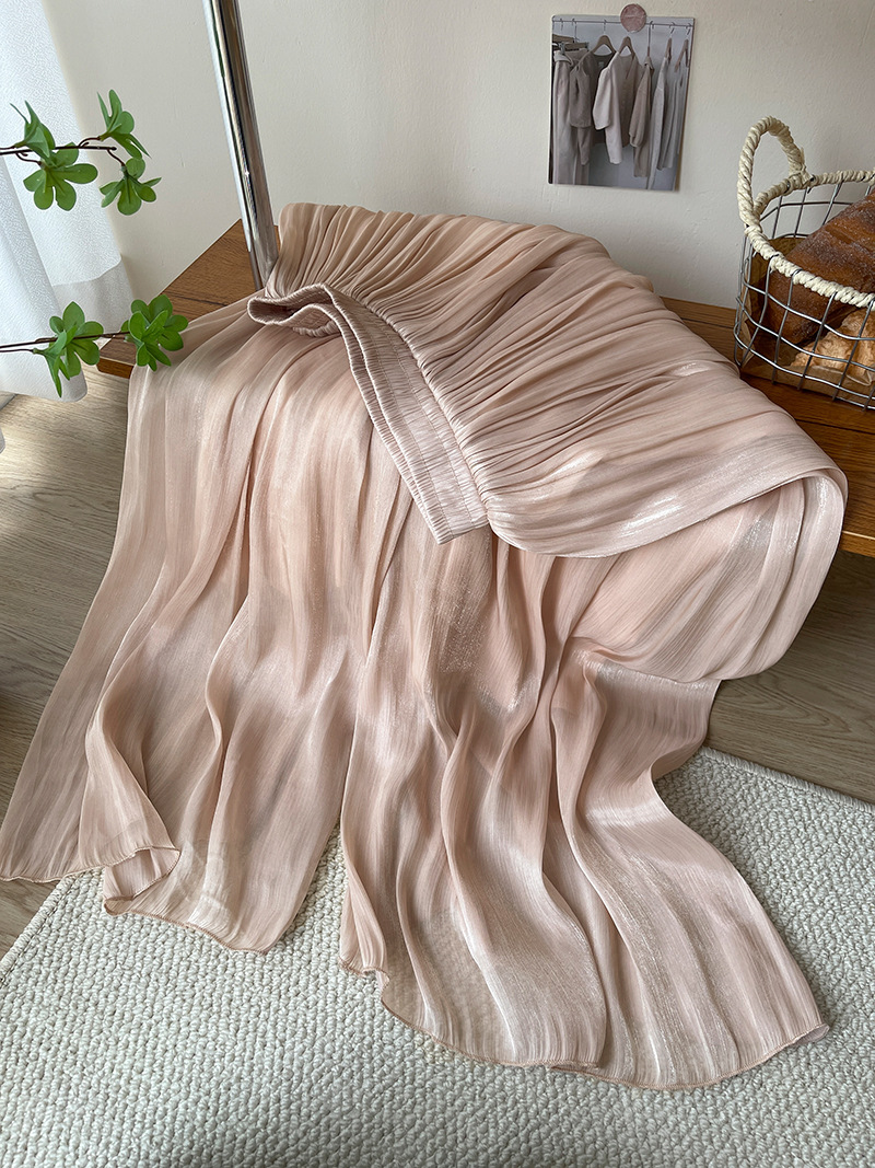 High-end Elegant Ice Silk High Waist Slimming Long Pants - Image 7