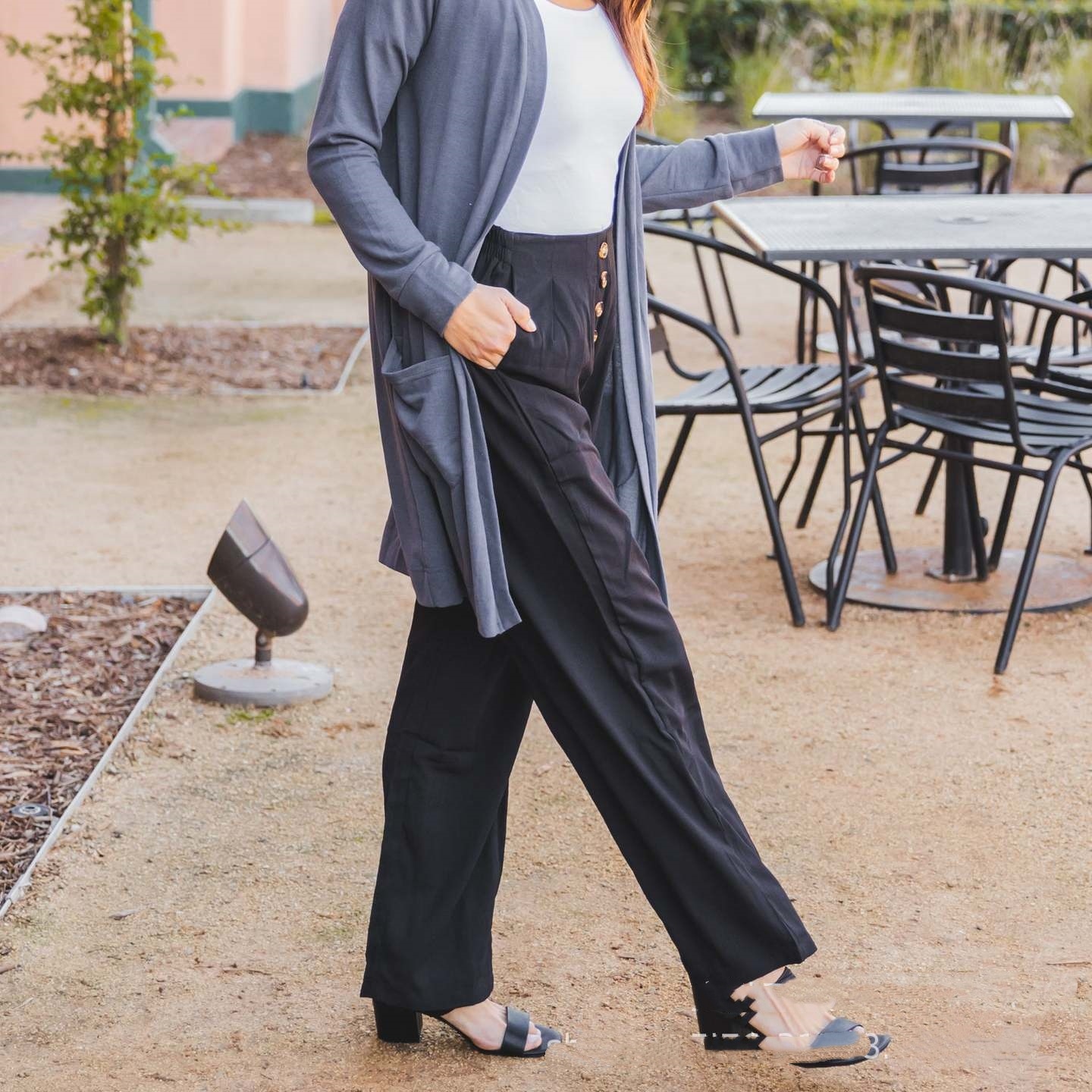 High Waist Temperament Commuting Figure Flattering All-matching Women's Wear Pencil Pants - Image 3