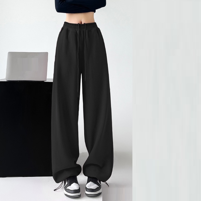 Casual Straight-leg High Waist Slimming Wide Leg Pants - Image 7