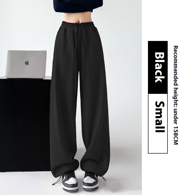 Casual Straight-leg High Waist Slimming Wide Leg Pants - Image 10