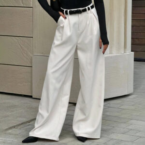 High Waist Loose Wide Leg Casual Pants
