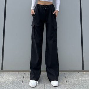 Cargo Pocket Trousers Loose Street Mop Trousers
