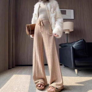 Loose Slimming Mop Draping Pants For Women