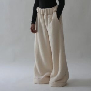 Women's Street Fashion Casual Loose Wide-leg Pants Solid Color